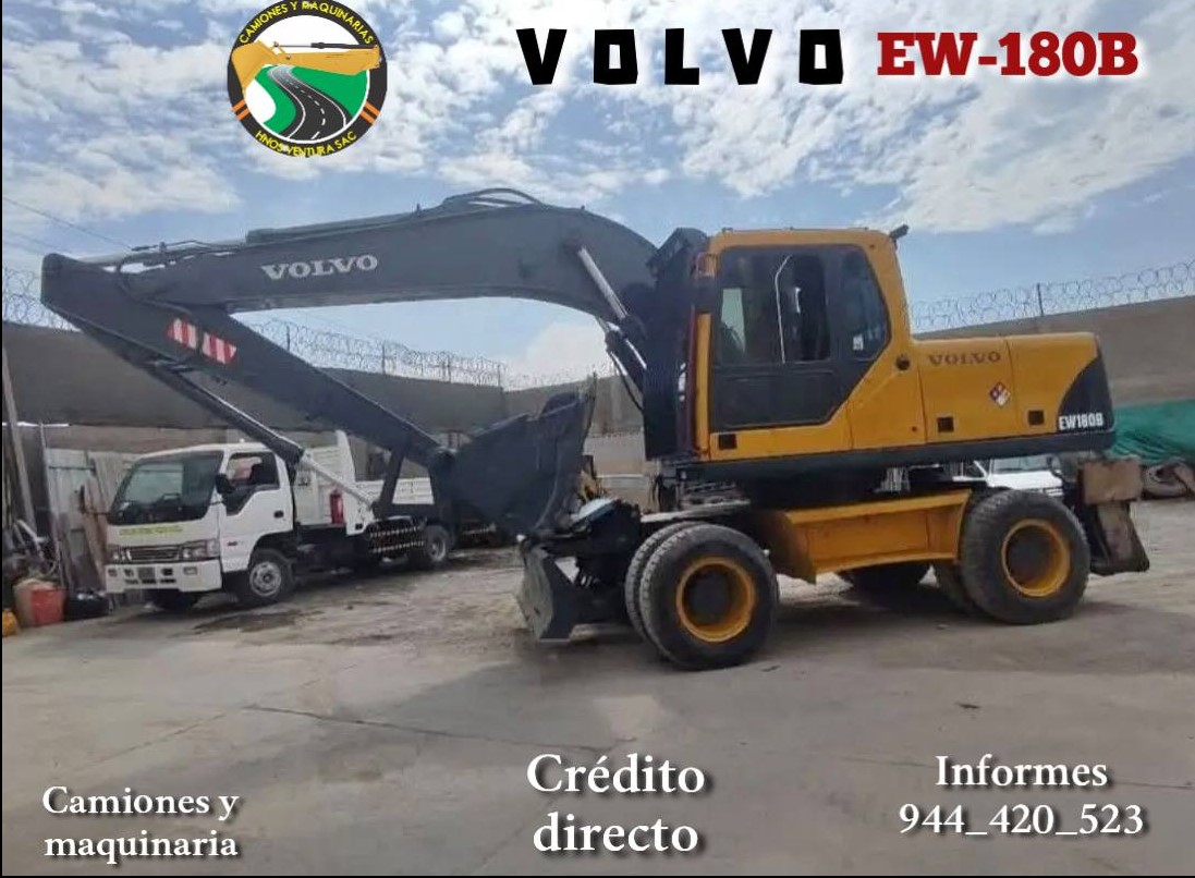 Excavadora Neumática VOLVO EW-180 B